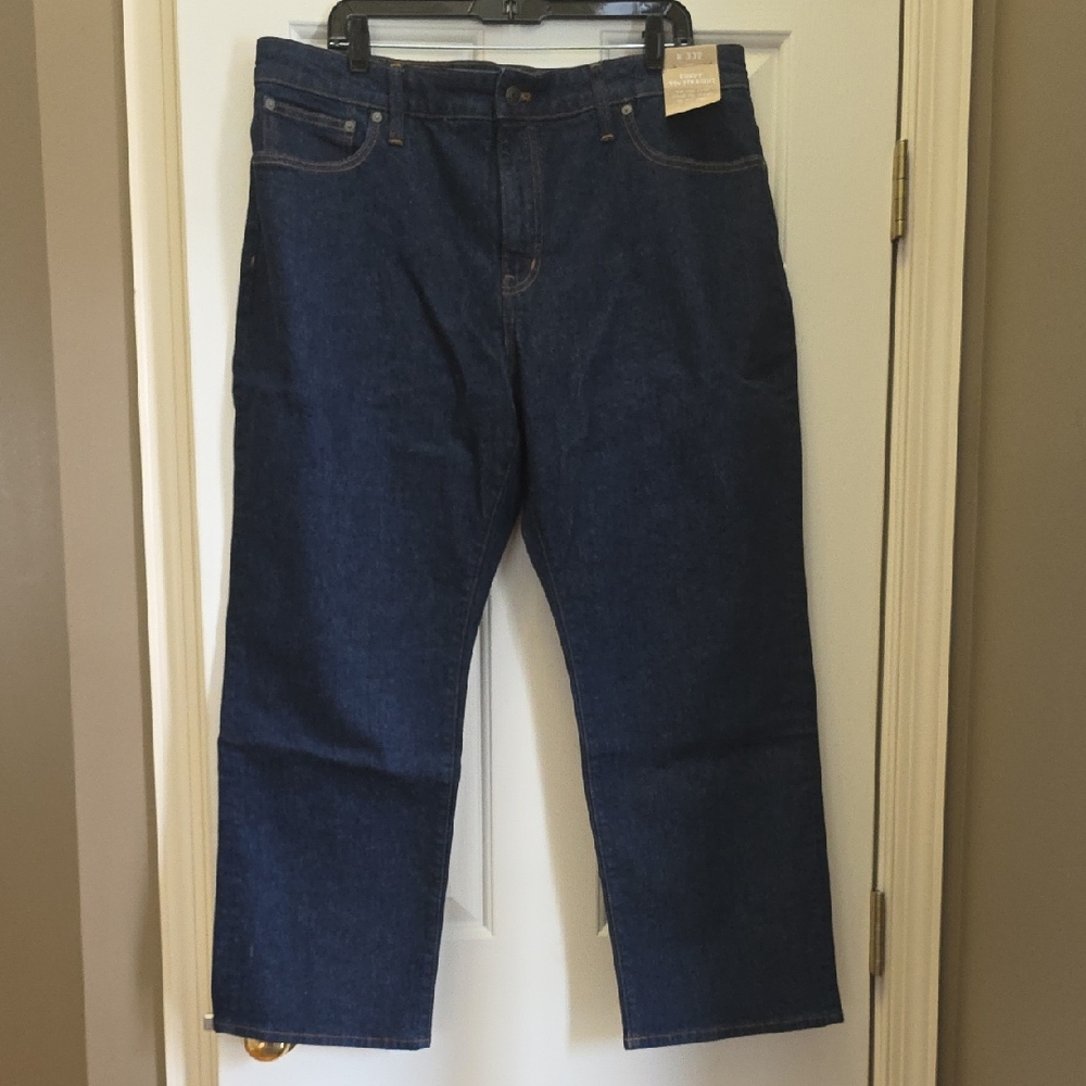 Madewell Women's Dark Blue Straight Leg Jeans